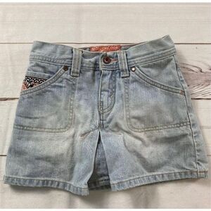 Levi's Strauss Kids Blue Flat Front Denim Jeans Skort Size M (7-8)